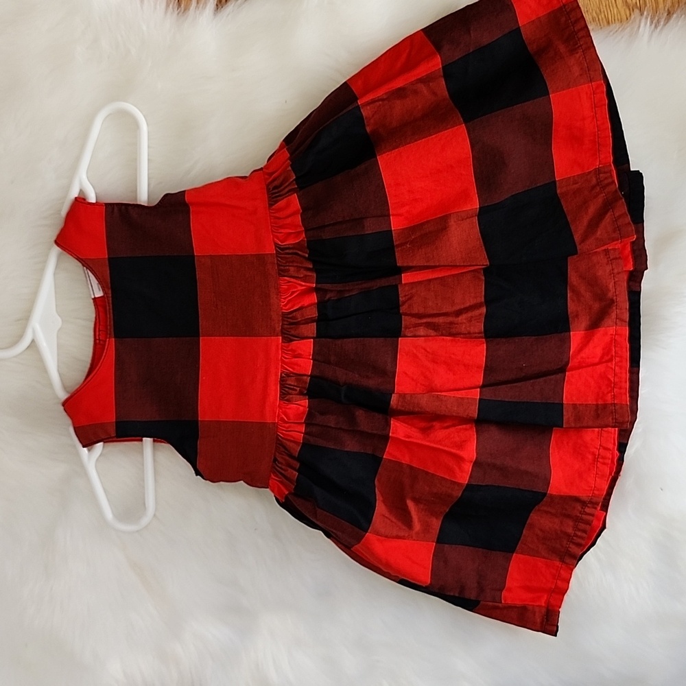 NWOT Red and Black Plaid Girls Dress